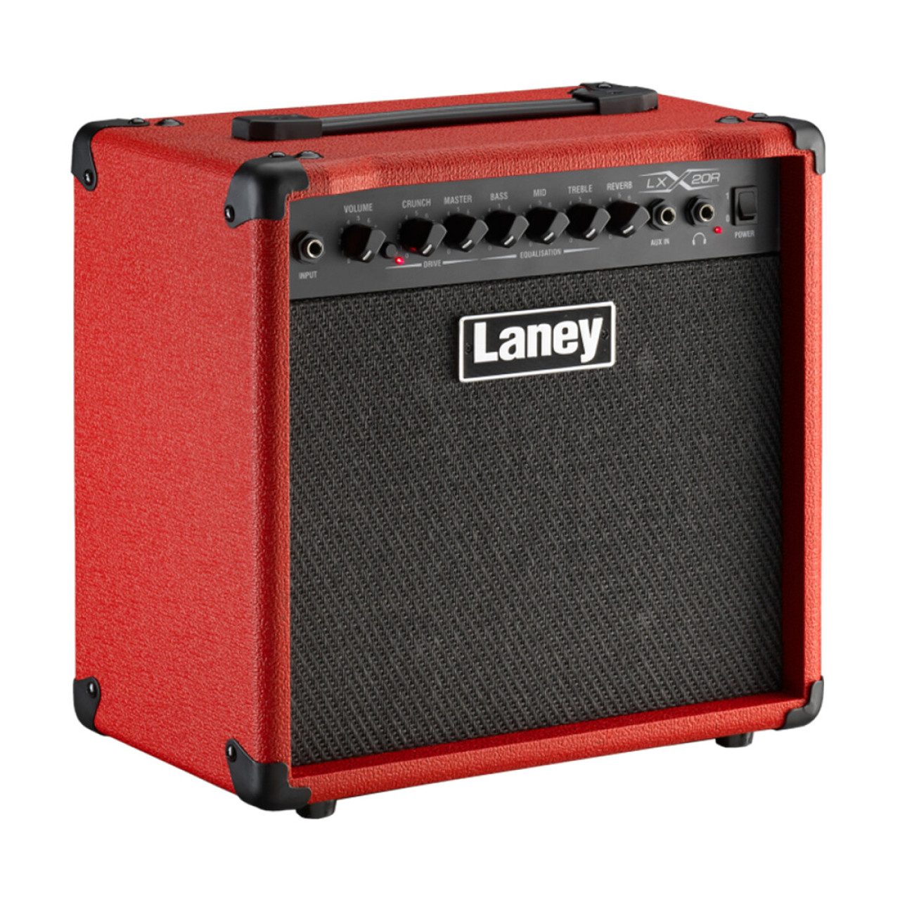 Laney LX20R-RED LX 20W Electric Guitar Combo 1X8" Reverb
