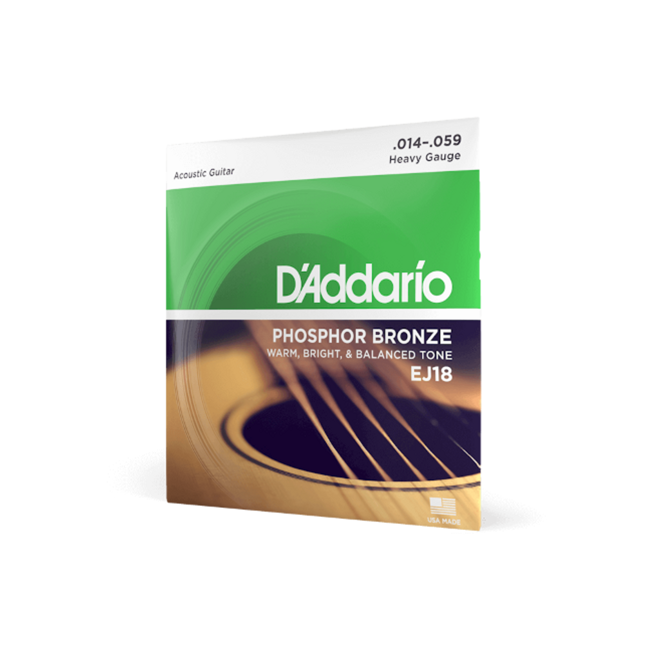 D'Addario EJ18  Heavy Gauge Phosphor Bronze 15-59 acoustic