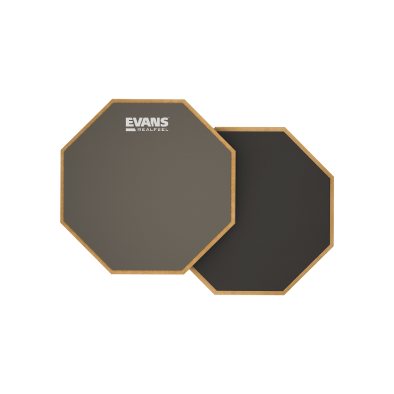 Evans RealFeel 2-sided Practice Drum Pad, 6 Inch