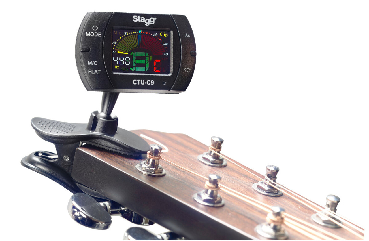 Stagg Clip Tuner Chromatic with Micro Stagg Clip Tuner Chromatic with Micro