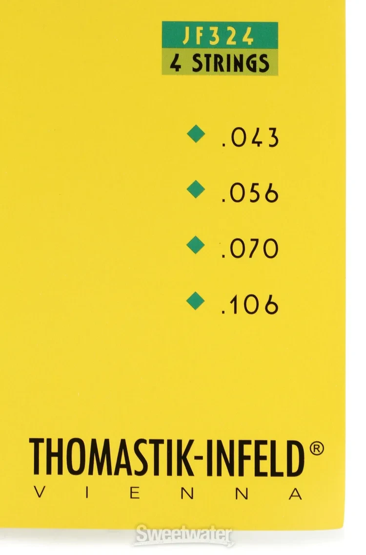 Thomastik Jazz Flat Wound-Nickel Bass Guitar Strings .43-.106
