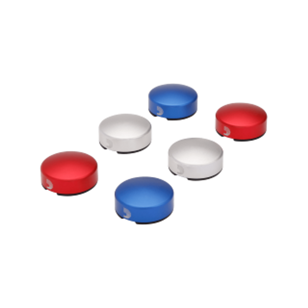 D'addario  XPND Footswitch Topper, silver 2-pack