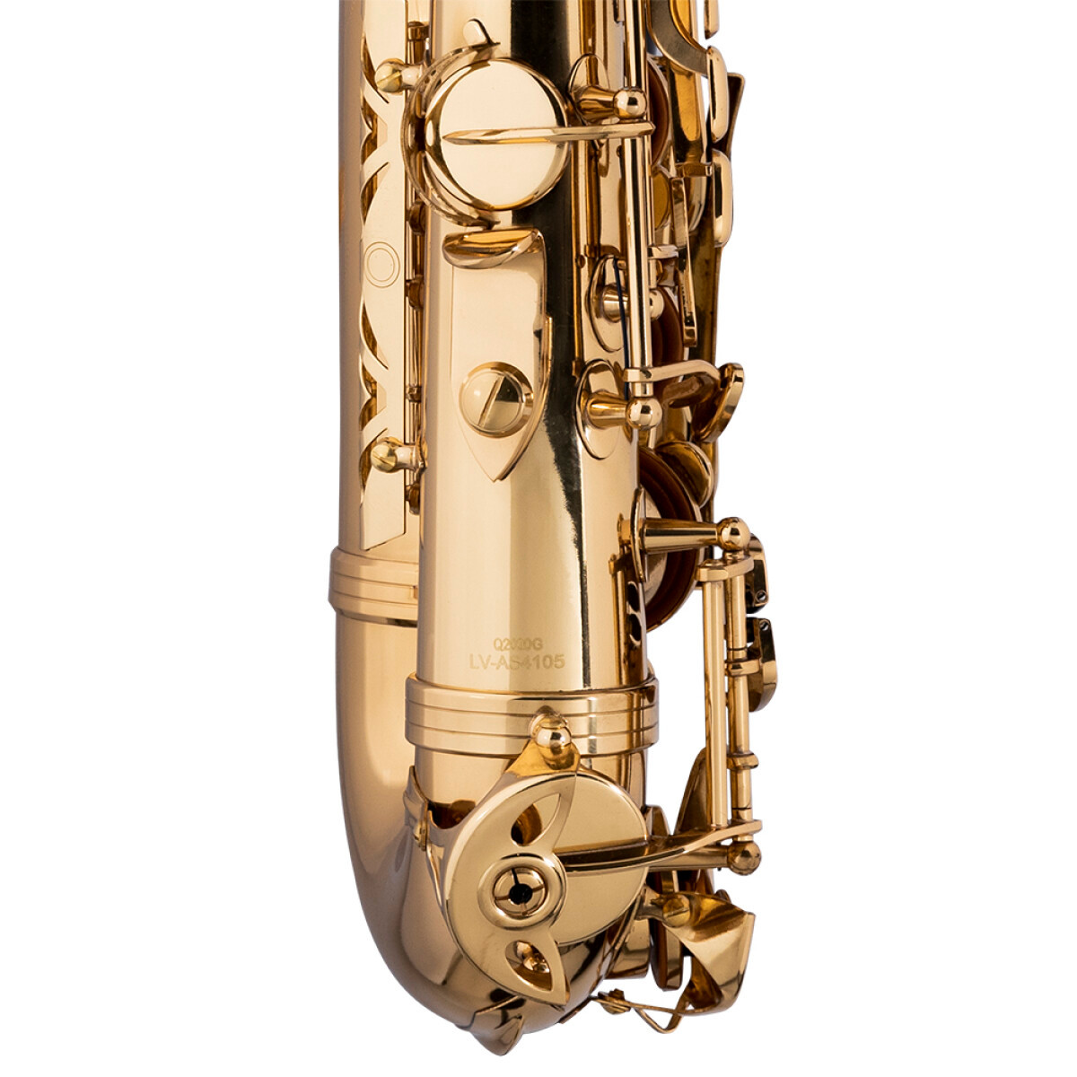 Levante Eb alto saxophone, hand-engraved bell, with soft case