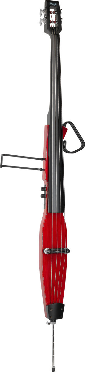 Stagg ELEC.DOUBLE BASS TRANSPRT RED