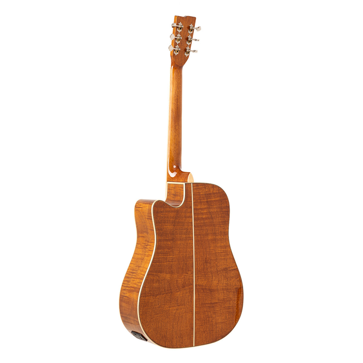 Stagg SA45 DCE-FM Dreadnought cutaway acoustic-electric guitar with spruce top, 45 series