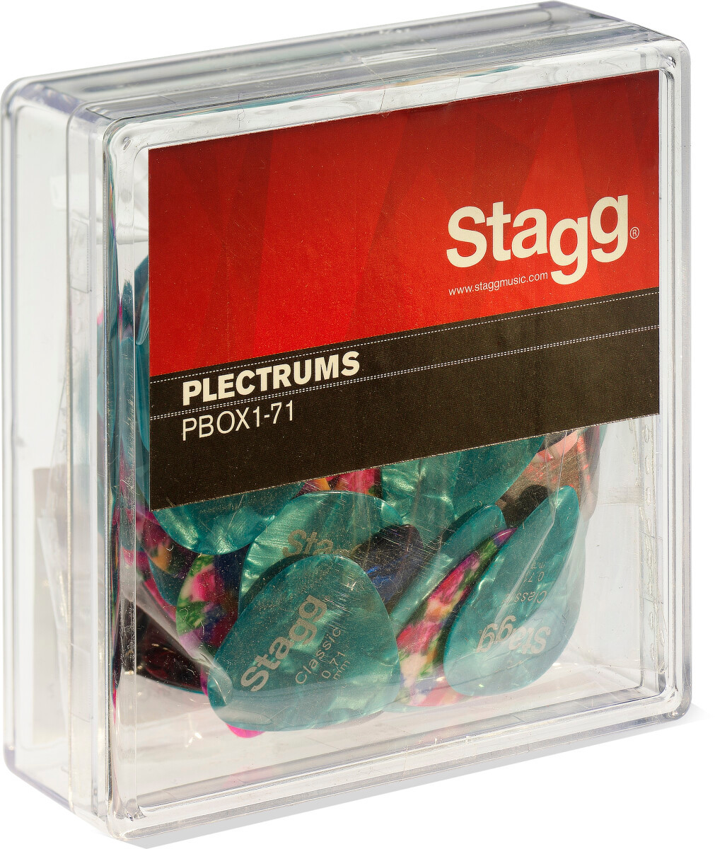 Stagg  Plectra Picks 100 pcs  0.71MM  (0.028")