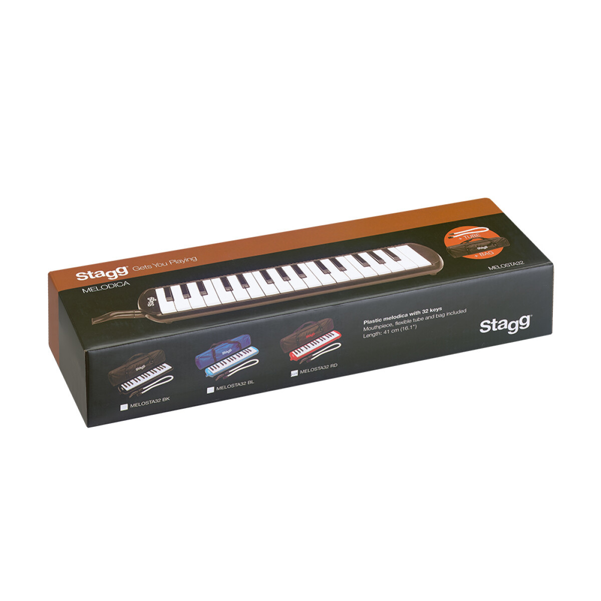 Stagg Melodica Reed Keyb 32K Mthp.Tb+bag BLK
