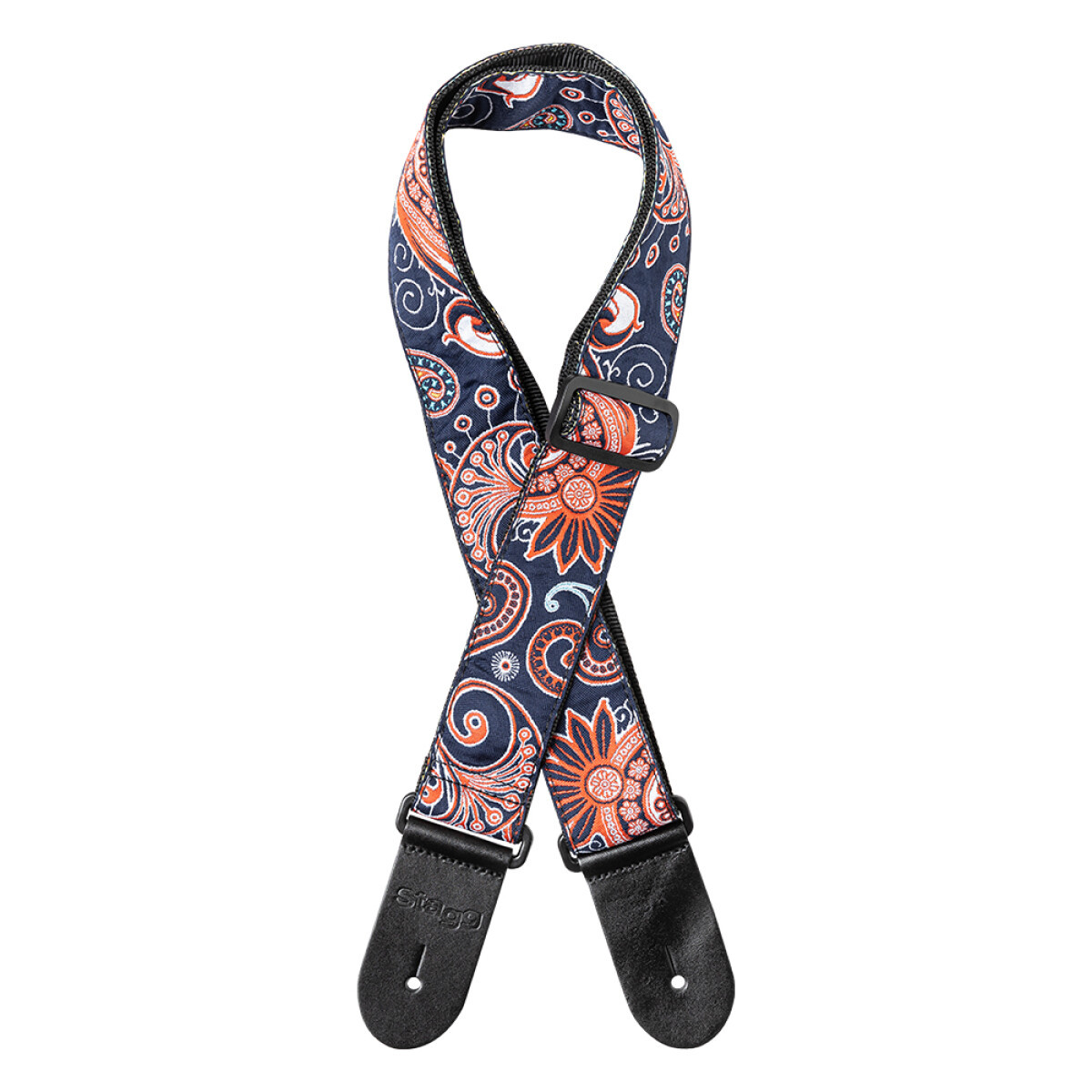 Stagg Woven Strap Paisley 2 Red