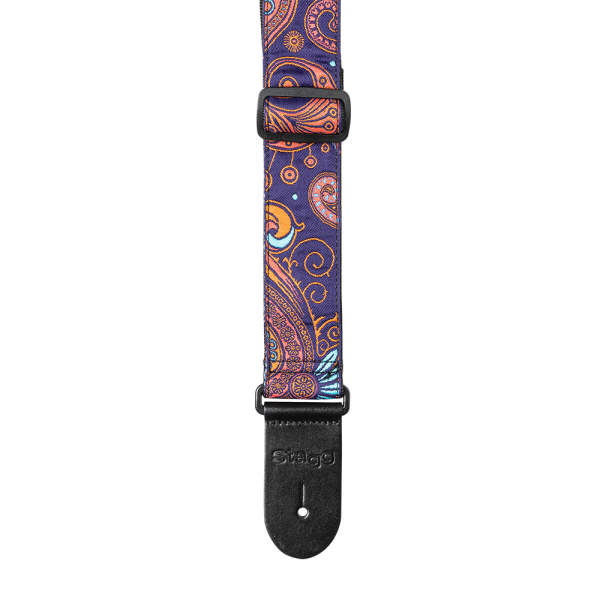 Stagg Woven Strap Paisley 2 Orange