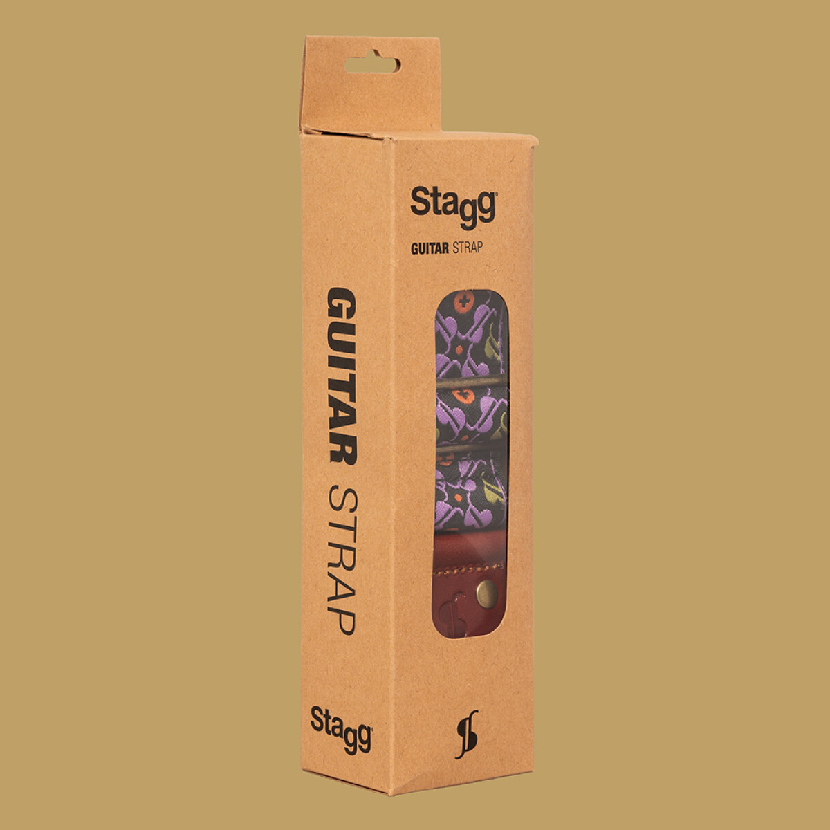 Stagg Woven Nylon Strap -30th Purple