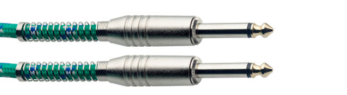 Stagg 6 m (20')  Vintage Tweed Cable-Straight to Straight GR