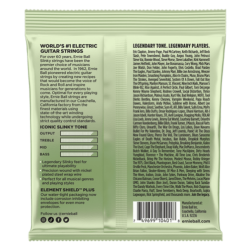Ernie Ball Magnum Slinky Nickel Wound Electric Guitar Strings 12-56 Gauge