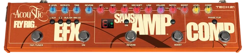 Tech 21 Acoustic Fly Rig- Sans Amp, Comp, EFX and Boost in one Pedal