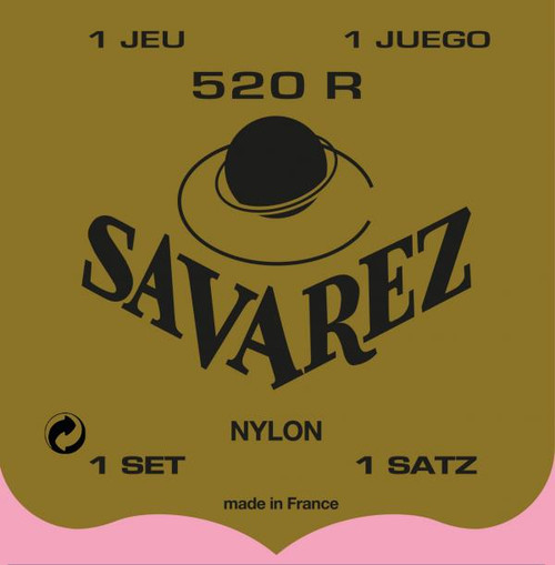 Savarez 520R normal tension classical guitar strings set