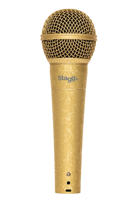 Stagg Professional Cardioid Dynamic Microphone with Cartridge DC78-GOLD