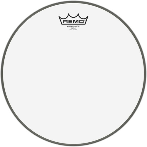 Remo Ambassador Clear Tom Drumhead, 12"