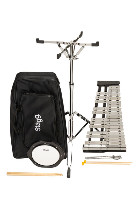 Stagg Metallophone Set 32 + Practice Pad and Stand