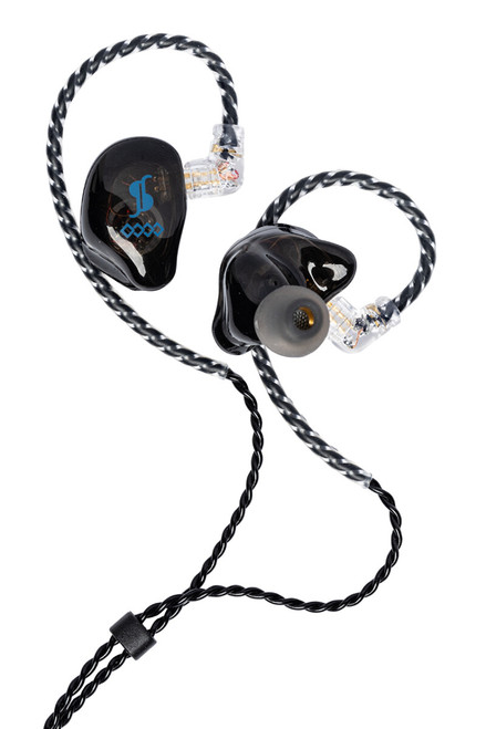 Stagg High Resolution, 4 drivers, Sound Isolating Black Earphones