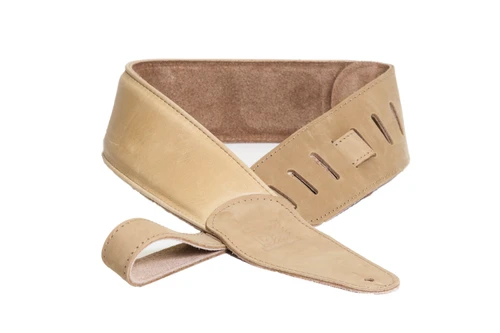 DR Strings Butter-Soft Tan Padded Guitar or Bass Strap