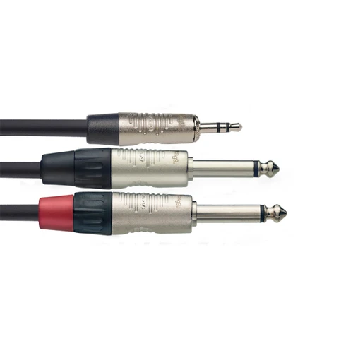 Stagg 2M/6FT SPLIT minST.PL-2PLG DLX
