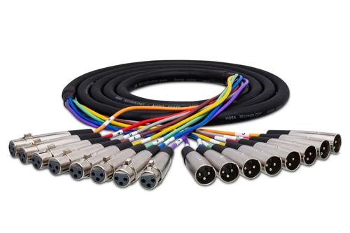 Hosa XLR-805 Balanced Snake XLR3F to XLR3M 5m/15ft