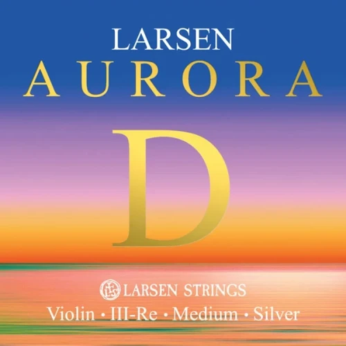 Larsen Aurora Violin D Medium Silver