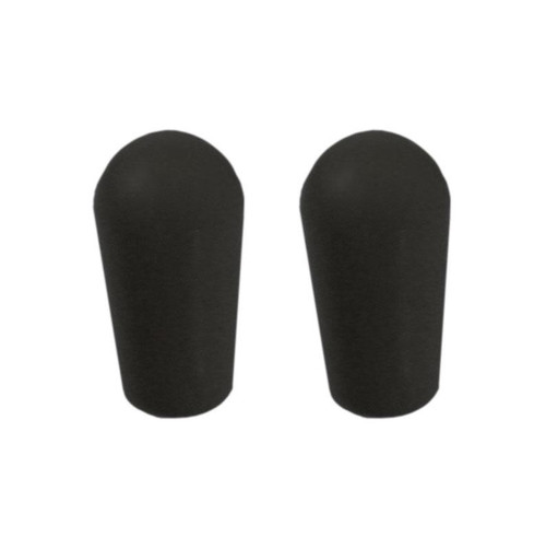 Gibson Les Paul/SG Guitar BLACK Switch Tip Knobs - Set of 2