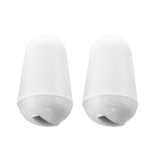 White Stratocaster/Strat Guitar USA Switch Tip Knobs - Set of 2