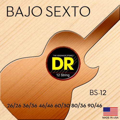 DR BS-12 Bajo Sexto Strings