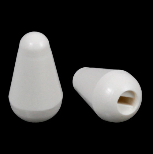 Switch Tip Knobs for Import Stratocaster White