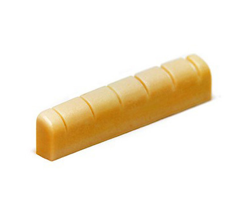 Slotted Unbleached Bone Nut for Gibson Electric 44x5mm