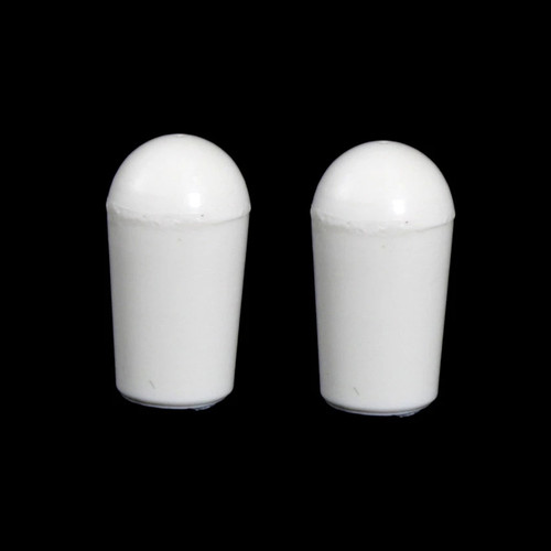 Gibson Les Paul/SG Guitar WHITE Switch Tip Knobs - Set of 2