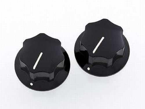 Knobs for Mustang Guitar Set of 2 Black