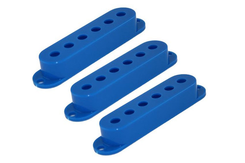 Blue Pickup Covers for Stratocaster - Set of 3