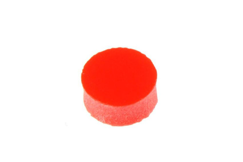 Red Inlay Dots 1/4 in. (6.35mm) 12 pcs.