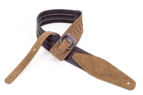 Premium Dark Brown Padded Leather Strap