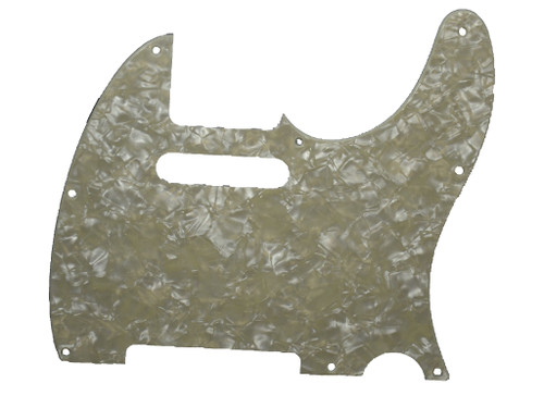 Parchment Pearloid 3-Ply Pickguard for Telecaster 8-Hole