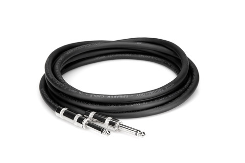Hosa Speaker Cable 16 AWG X 2 1/4 in TS to Same, 5 ft