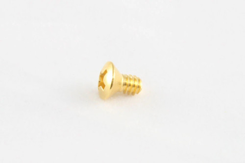 Countersunk Blade Switch Guitar Mounting Screws Gold