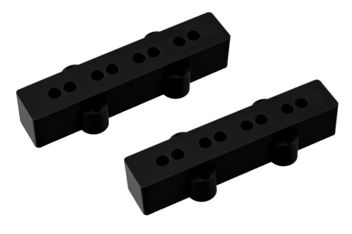 Black Pickup Cover Set for Jazz Bass