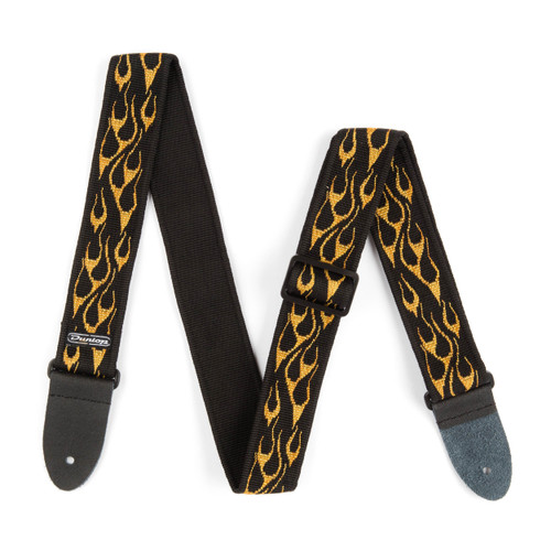 Dunlop Classic Flambe Orange/Yellow Guitar Strap