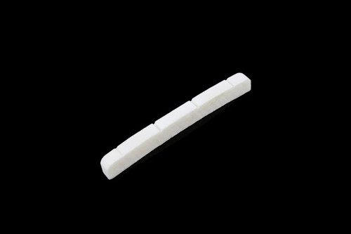 Unbleached Slotted Bone Nut for Precision Bass