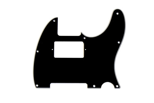 White  3 Ply 8-hole Humbucking Pickguard for Telecaster