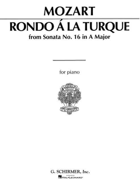 Mozart Rondo A La Turque from Sonata No. 16 in A Major for Piano Sheet Music