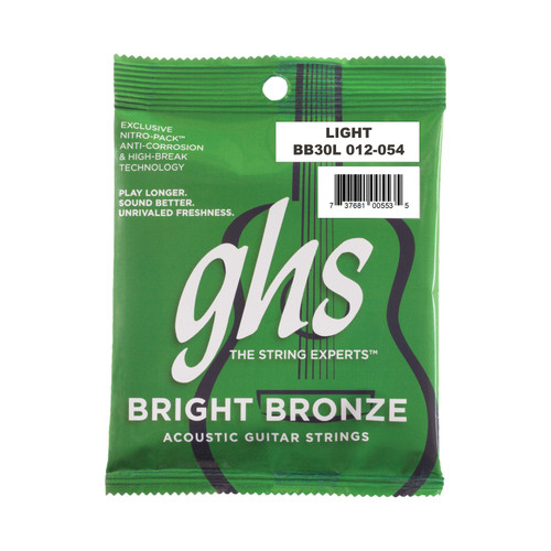 GHS Bright Bronze  Acoustic Light 12-54