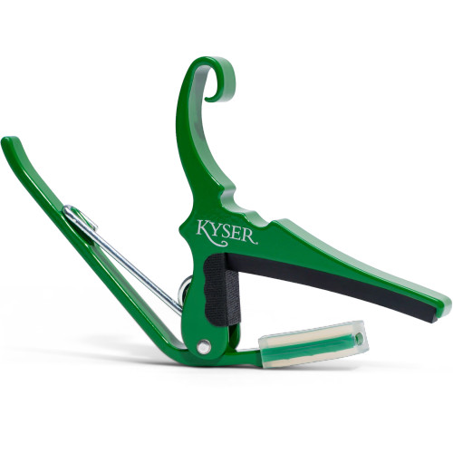 Kyser 6 Acoustic Quick-Change Capo for 6-String Guitars Emerald Green