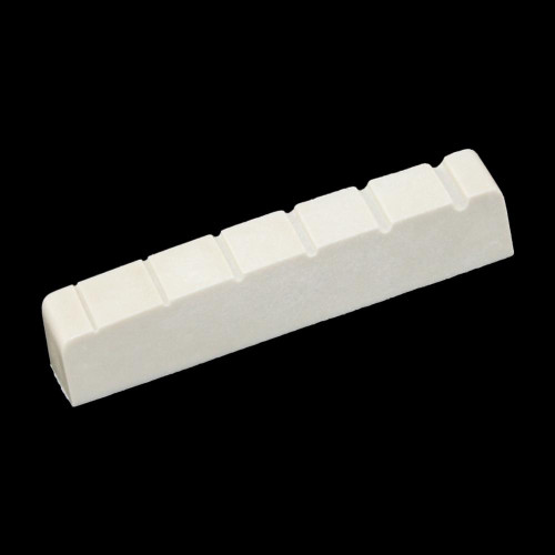 Resonant Plastic Slotted Nut for Steel String Guitars 45x6mm Single