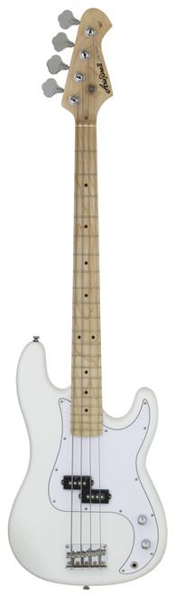 ARIA PRO II Elect Bass GTR White, Black Pickguard