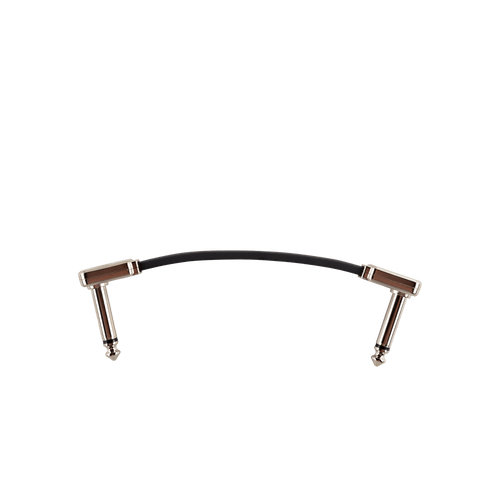 Ernie Ball Flat Ribbon Patch Cable 3in - Black - Single