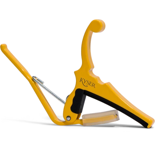 Fender x Kyser Quick-Change Electric Guitar Capo, Butterscotch Blond